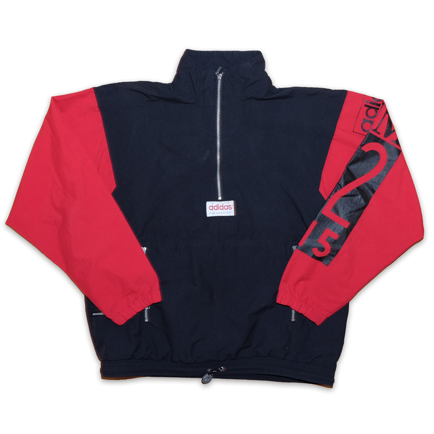 adidas Half Zip Tracktop Medium - Double Double Vintage