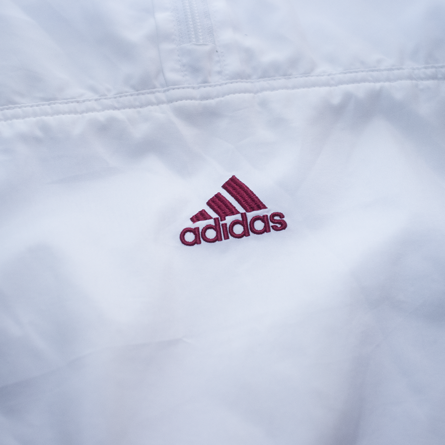 adidas Half Zip Windbreaker XLarge - Double Double Vintage