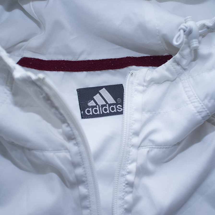 adidas Half Zip Windbreaker XLarge - Double Double Vintage
