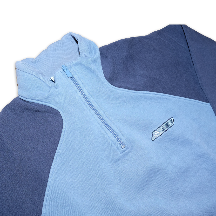 adidas Q-Zip Sweater Large - Double Double Vintage
