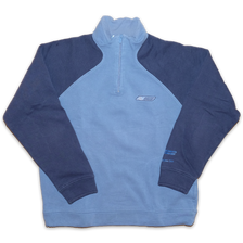 adidas Q-Zip Sweater Large - Double Double Vintage