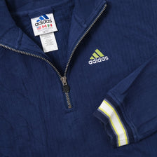 Vintage Adidas Q-Zip Sweater Large