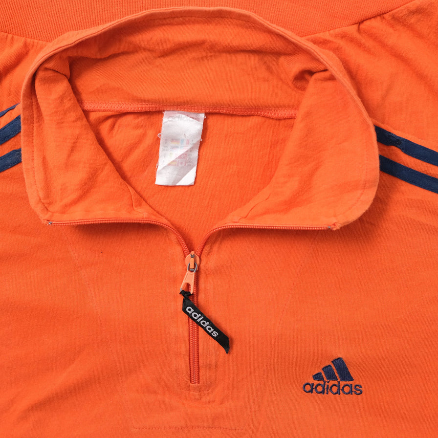 Vintage adidas Q-Zip Sweater Large