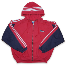 Vintage adidas Zip Hoodie Small / Medium - Double Double Vintage