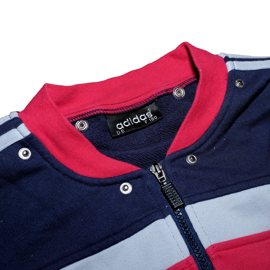 Vintage adidas Team Half Zip Sweatshirt Medium - Double Double Vintage
