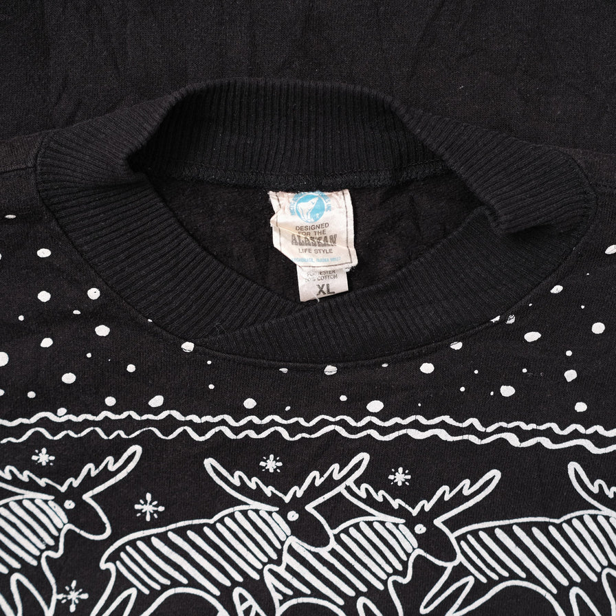 Vintage 90s Alaska Sweater Large