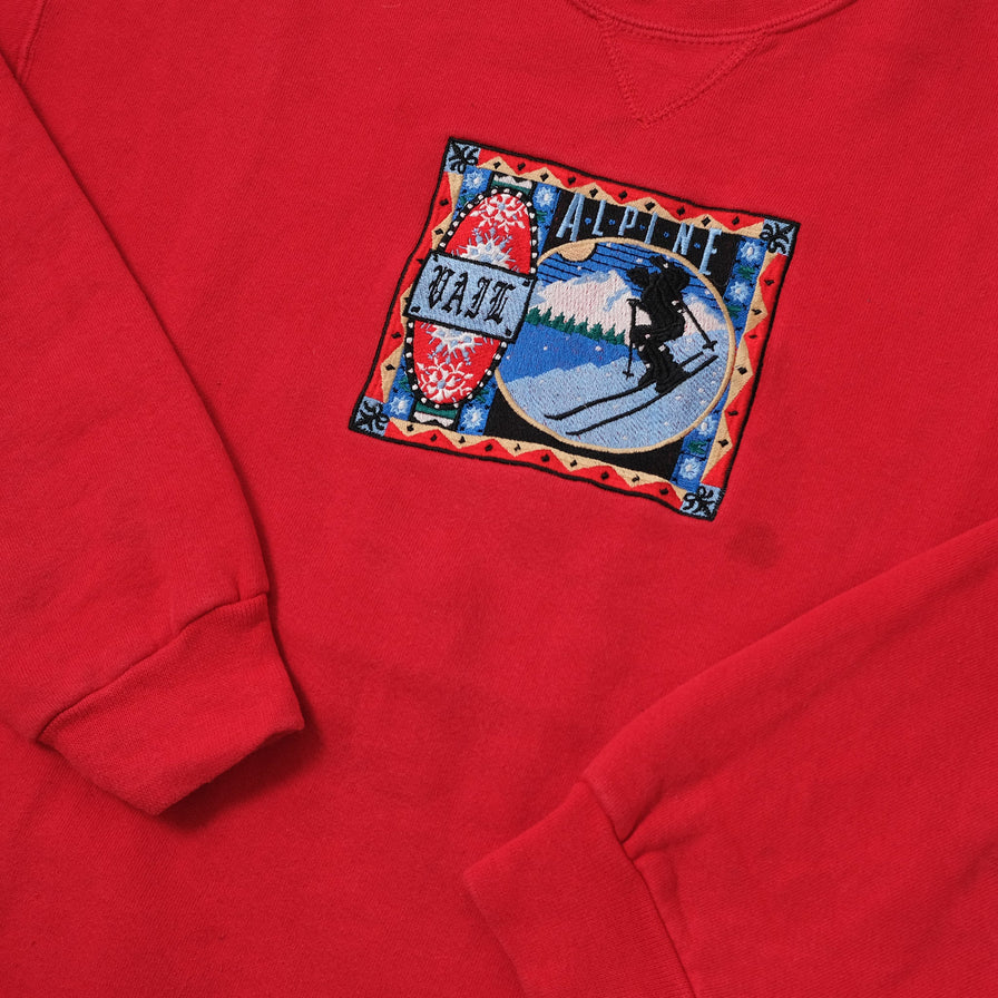 Vintage Alpine Ski Sweater XLarge