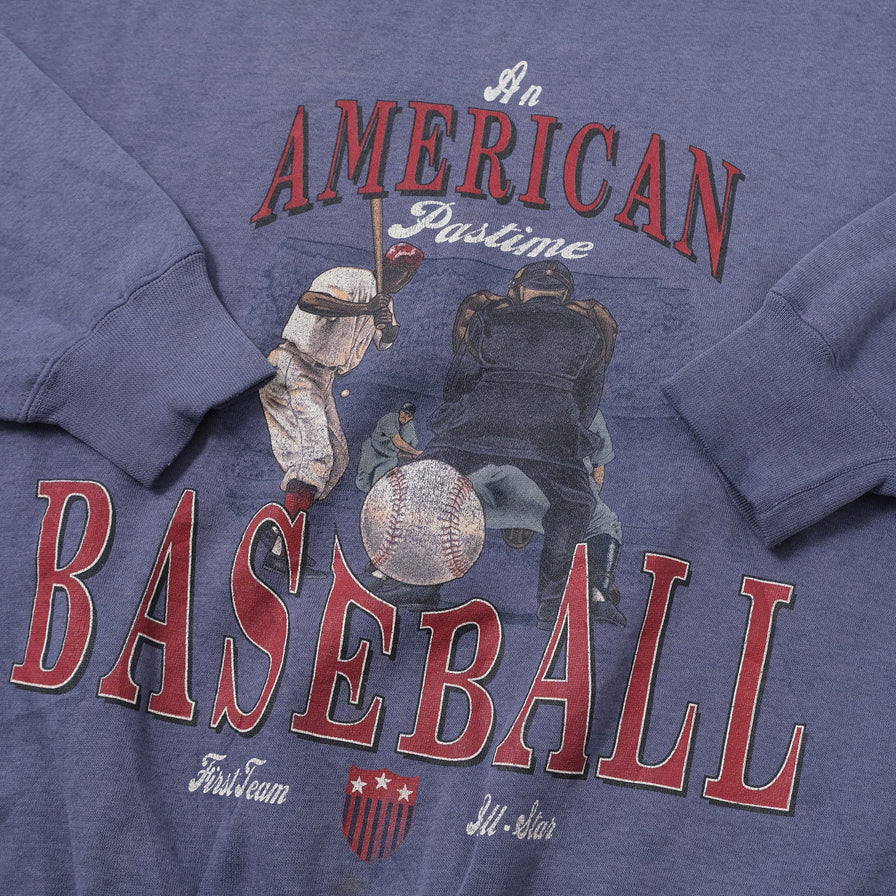 Vintage American Baseball Sweater XLarge