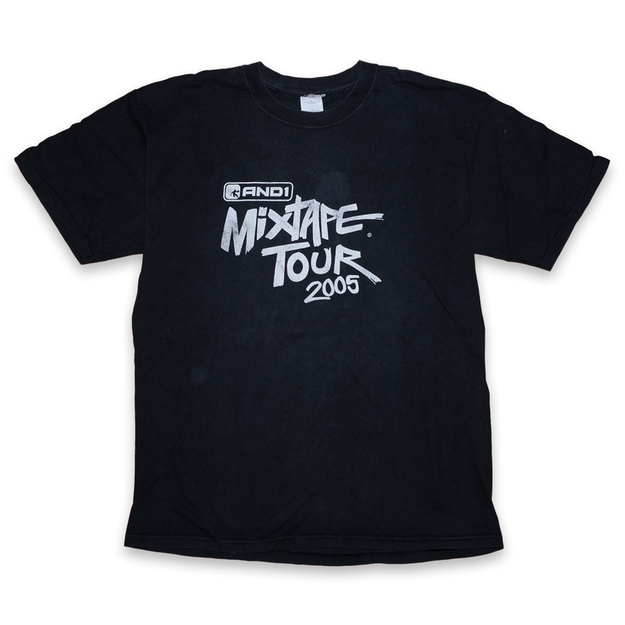 And1 Mixtape Tour 2005 T-Shirt Large - Double Double Vintage
