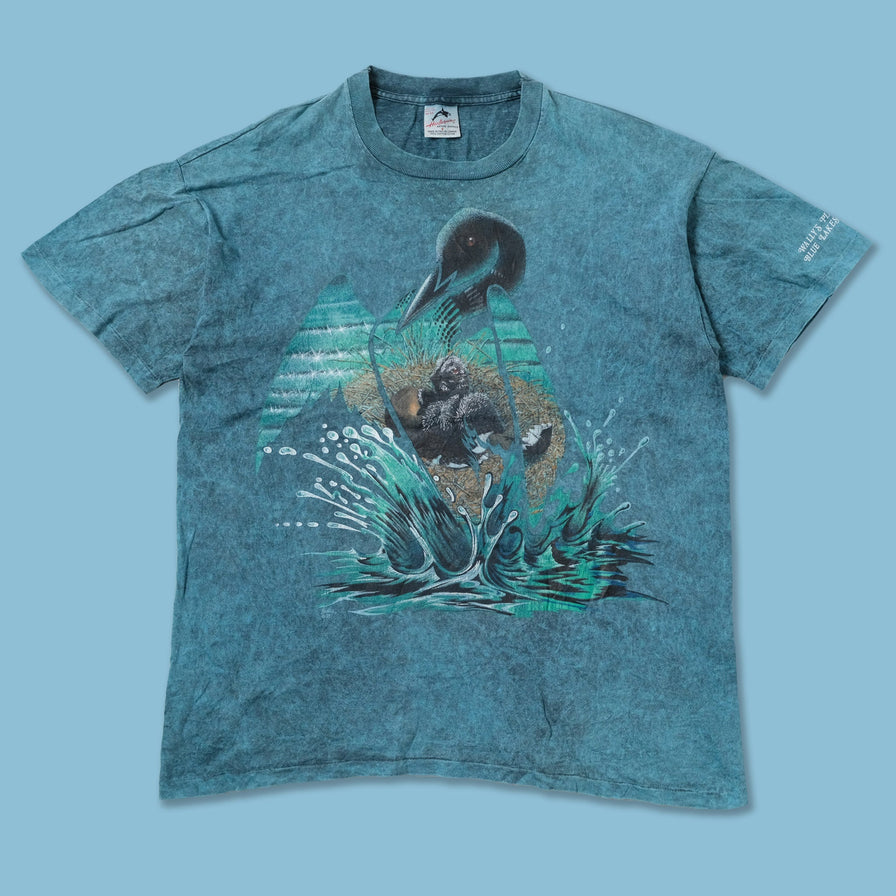 Vintage Harlequin Duck T-Shirt Large