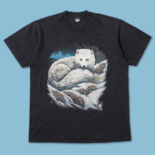 Vintage White Fox T-Shirt XLarge