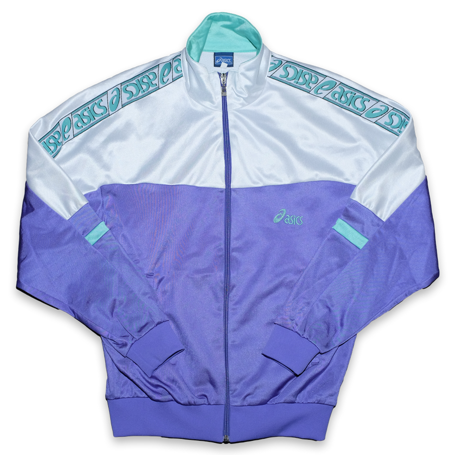 Vintage Asics Track Jacket Small - Double Double Vintage