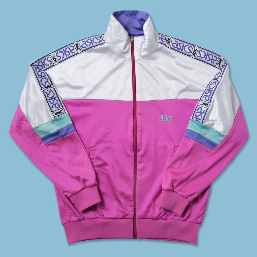 Vintage Asics Tape Track Jacket Small