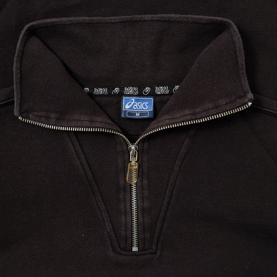 Vintage Asics Q-Zip Sweater Small / Medium