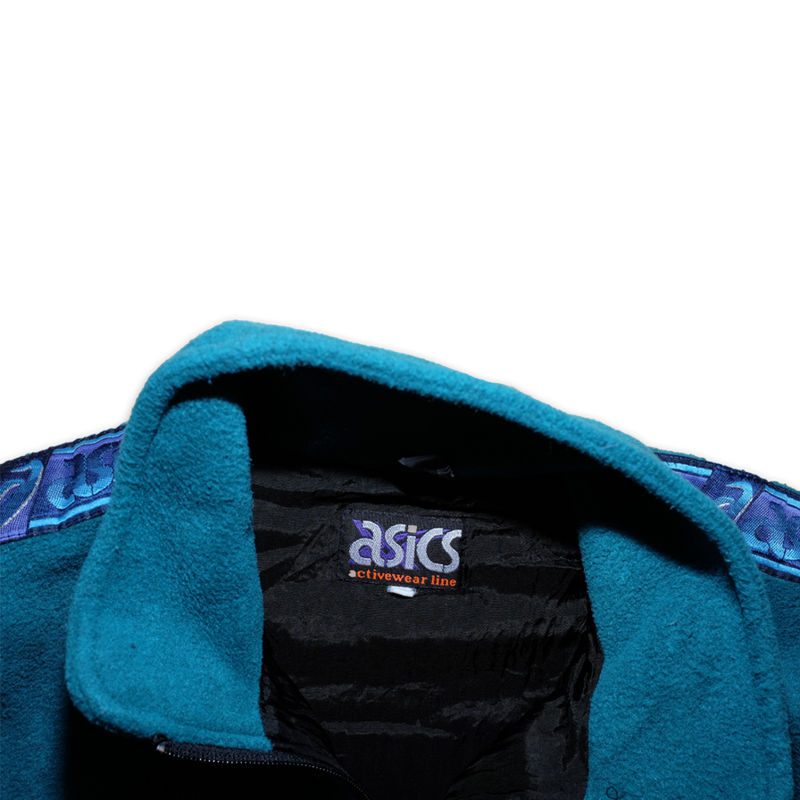 Vintage Asics Tapered Fleece Vest Large - Double Double Vintage