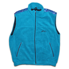 Vintage Asics Tapered Fleece Vest Large - Double Double Vintage