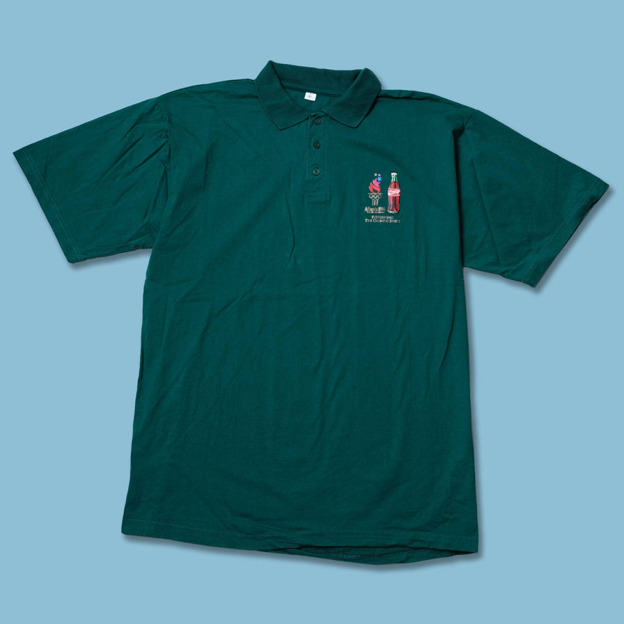 Vintage Coca Cola Atlanta 1996 Polo XLarge