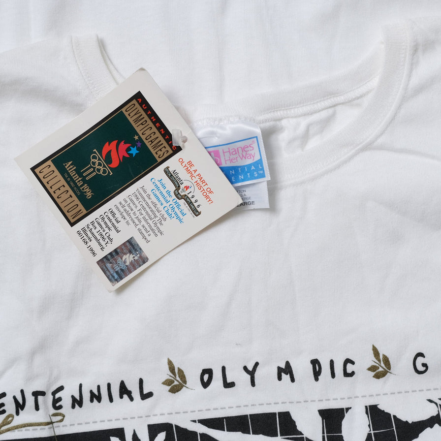 Vintage Deadstock Atlanta 1996 Olympics T-Shirt XLarge