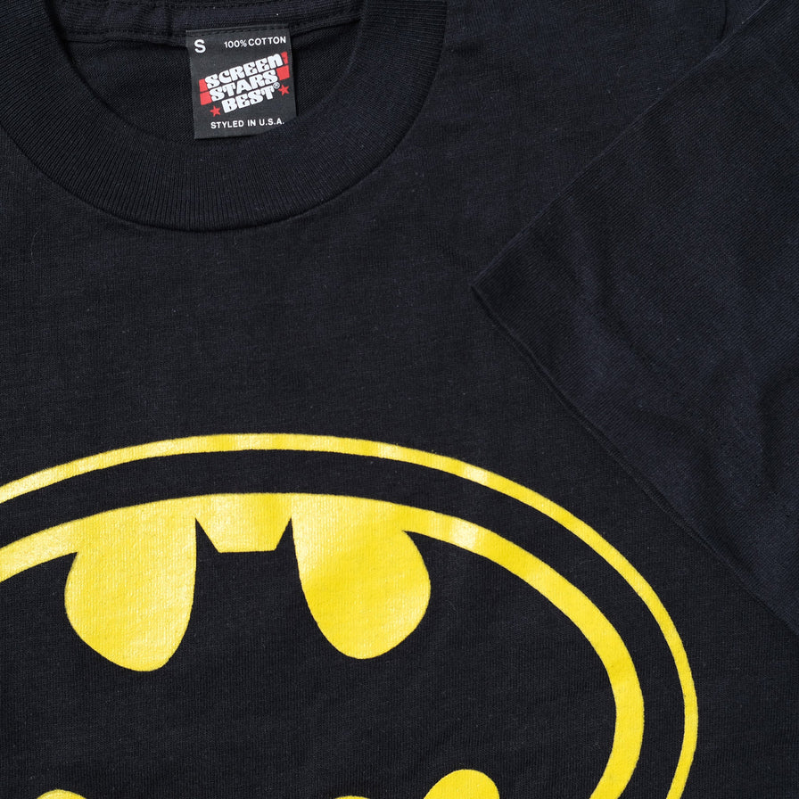 Vintage Deadstock 1989 Batman Logo T-Shirt Small