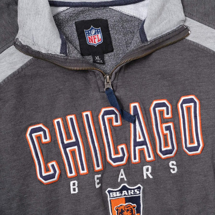 Vintage Chicago Bears Q-Zip Sweater Large / XLarge