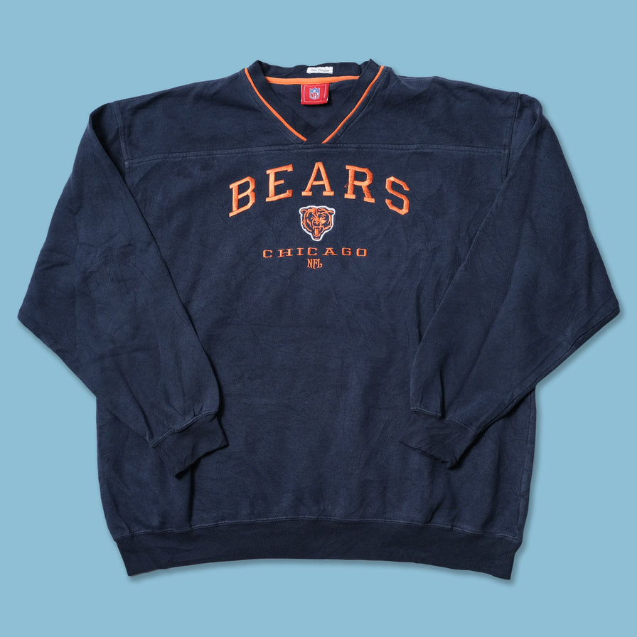 Vintage Chicago Bears V-Neck Sweater XLarge