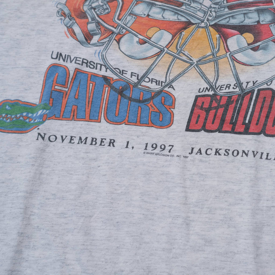Vintage 1997 Gators vs. Bulldogs T-Shirt T-Shirt XLarge