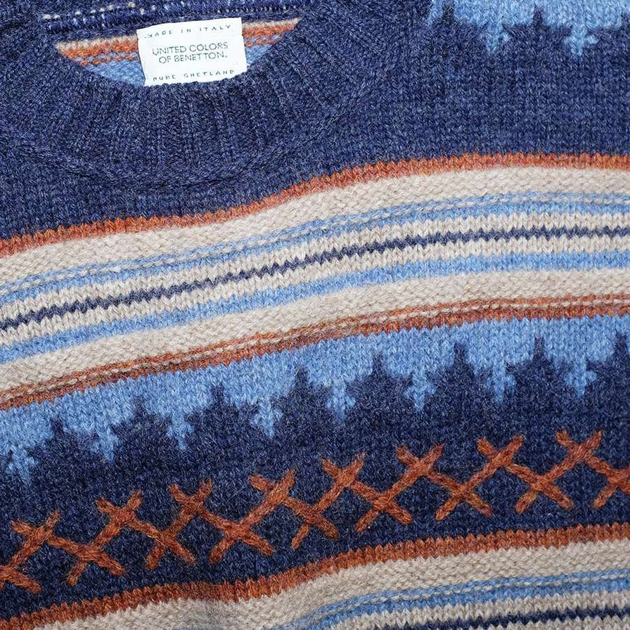 Vintage United Colors of Benetton Knit Sweater Large