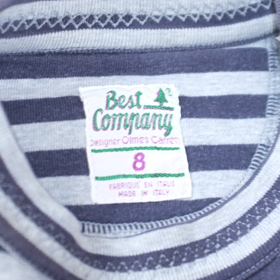 Best Company Striped Sweatshirt Medium / Large - Double Double Vintage