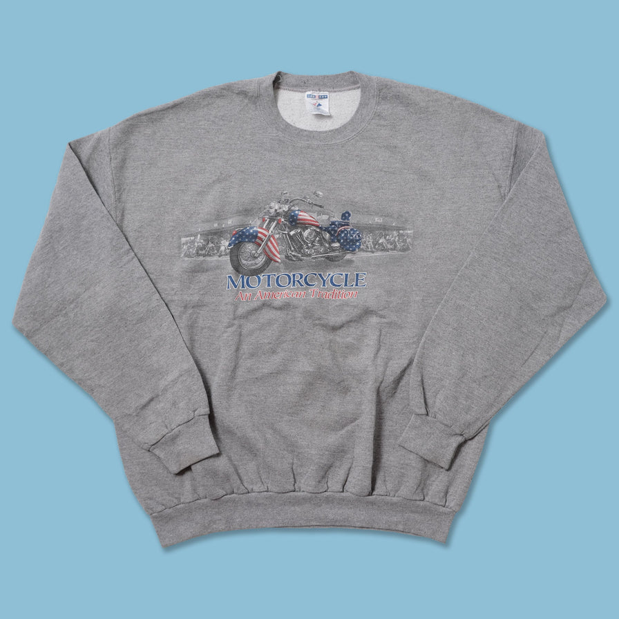 Vintage Motorcycle Sweater XLarge