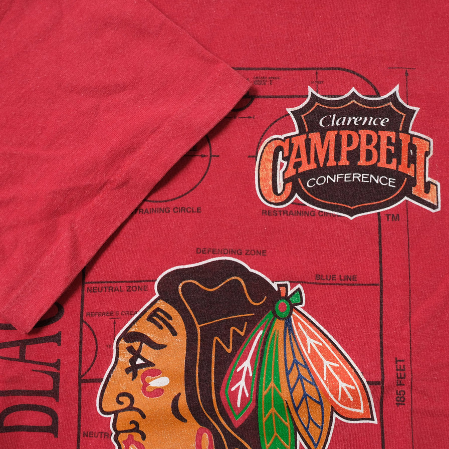 Vintage 1992 Chicago Blackhawks T-Shirt Medium