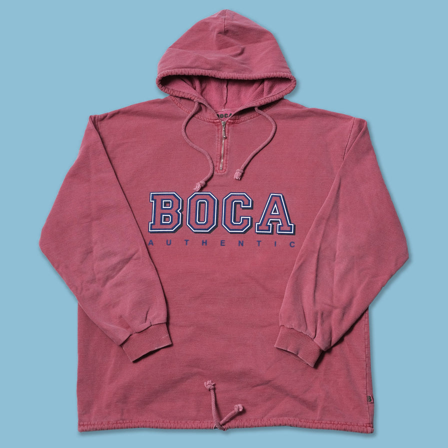 Vintage Boca Hooded Q-Zip Sweater Large / XLarge