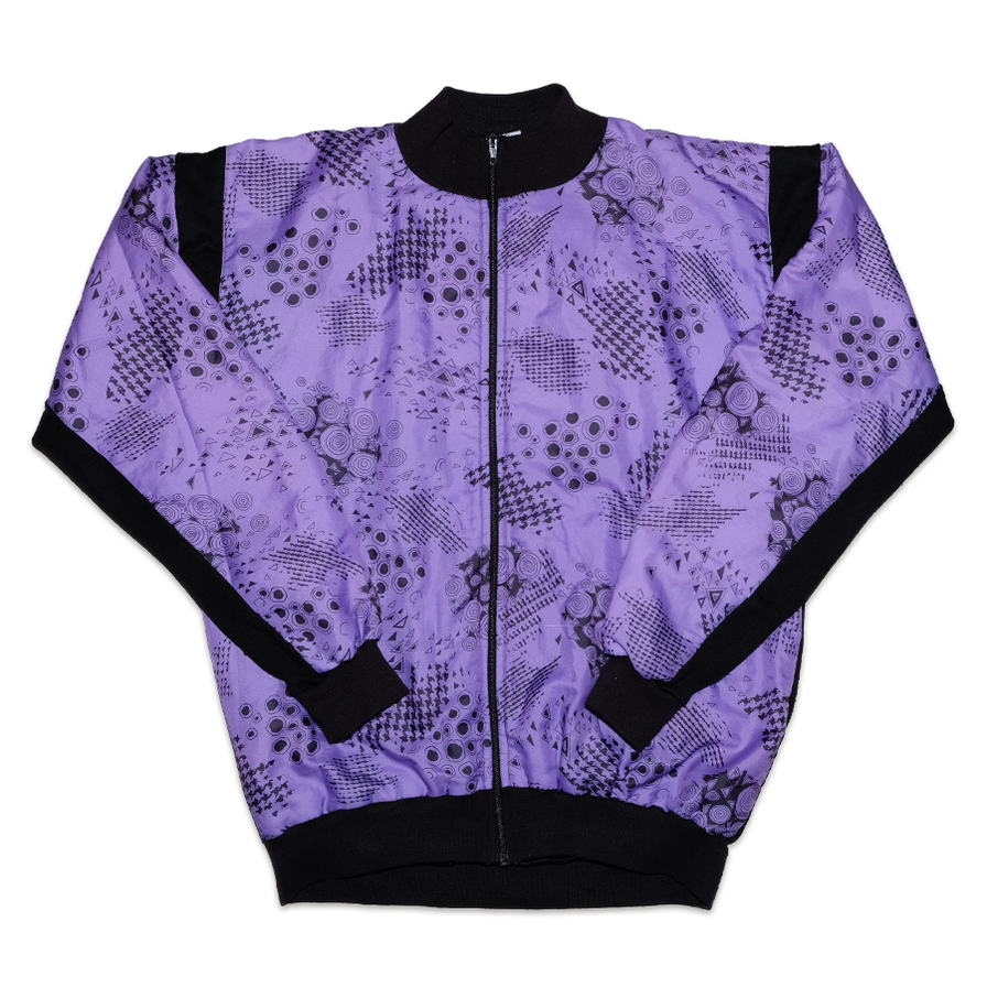 Vintage Pattern Bomber Jacket XLarge - Double Double Vintage