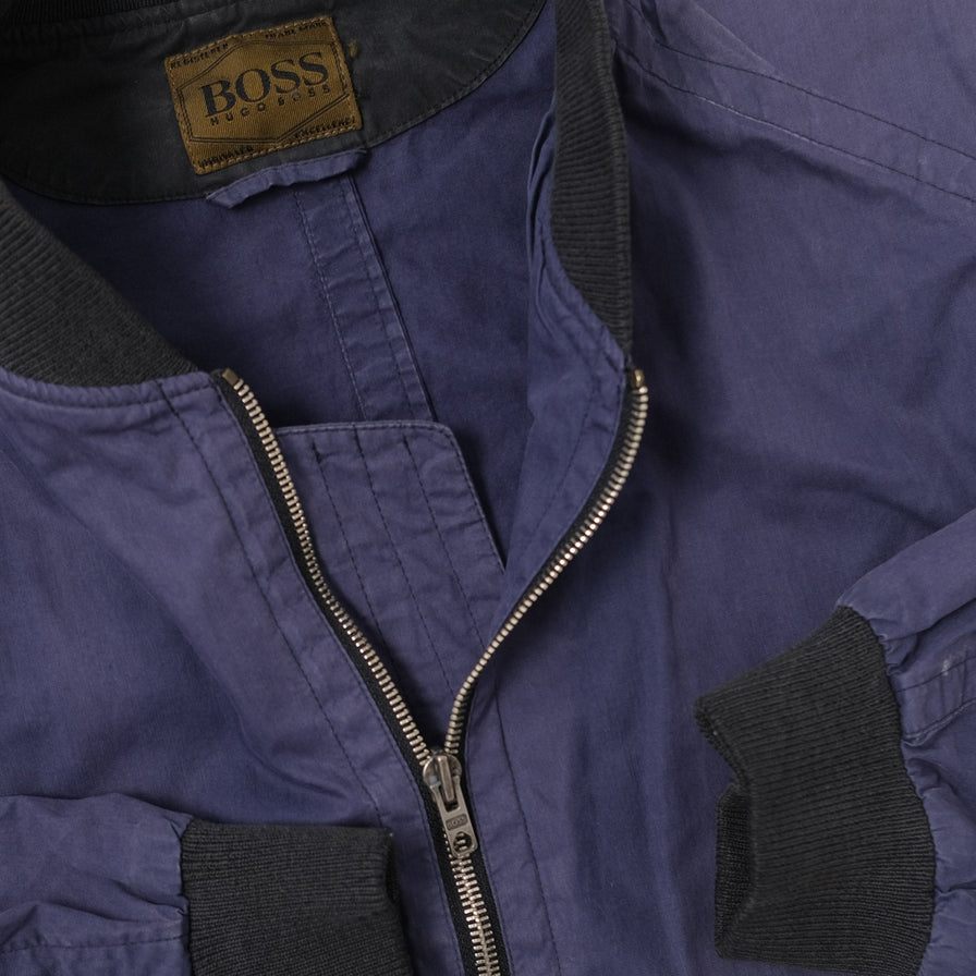 Vintage Hugo Boss Light Bomber Jacket Large