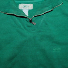 Vintage Hugo Boss Q-Zip Sweater Large / XLarge - Double Double Vintage