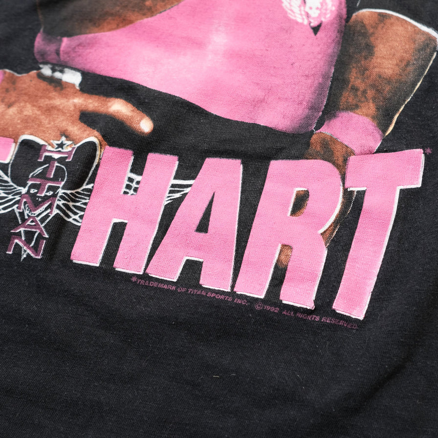 Vintage 1992 Women's Bret Hart T-Shirt Small