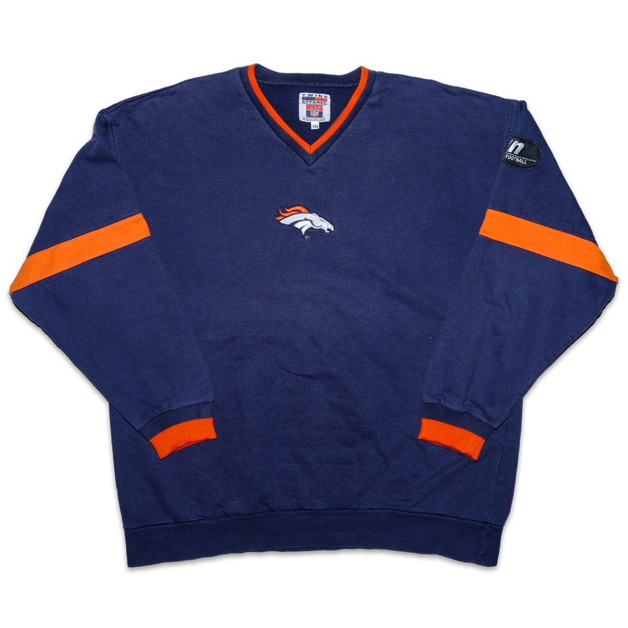 Vintage Denver Broncos Sweater XLarge - Double Double Vintage