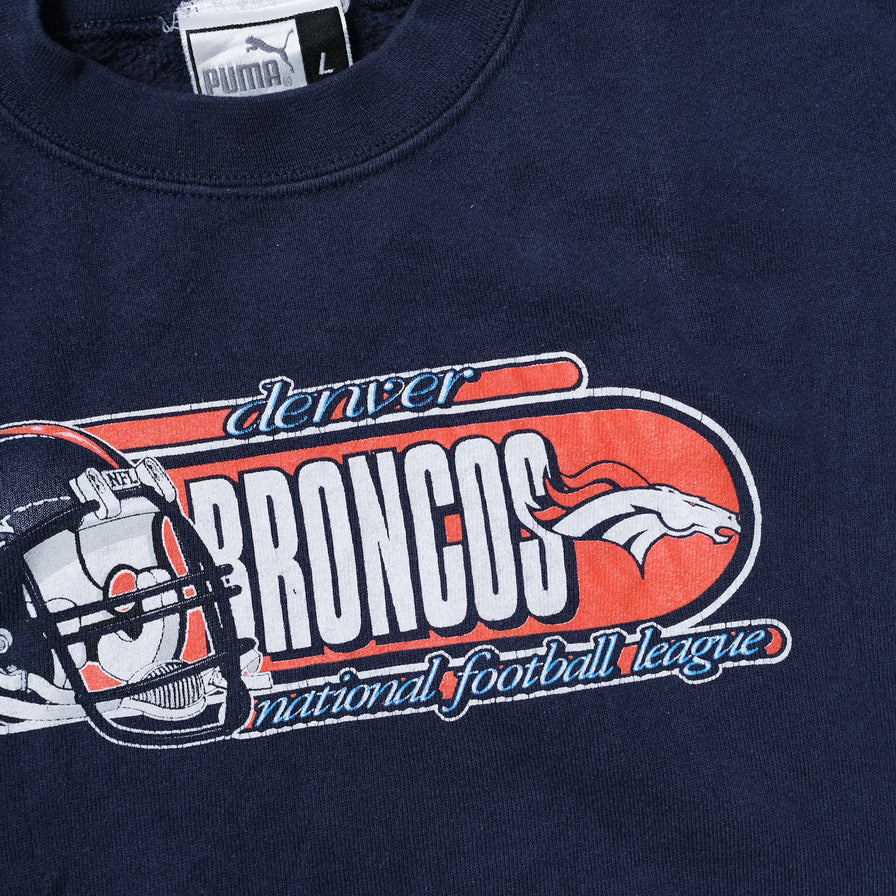Vintage Puma Denver Broncos Sweater Medium / Large