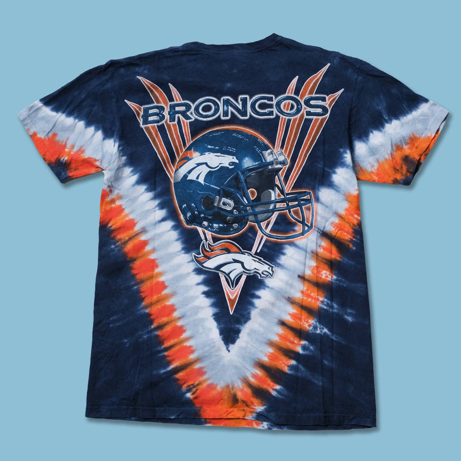 Vintage Denver Broncos Tie Dye T-Shirt Large / XLarge