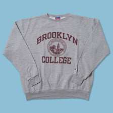 Vintage Champion Brooklyn College Sweater XLarge