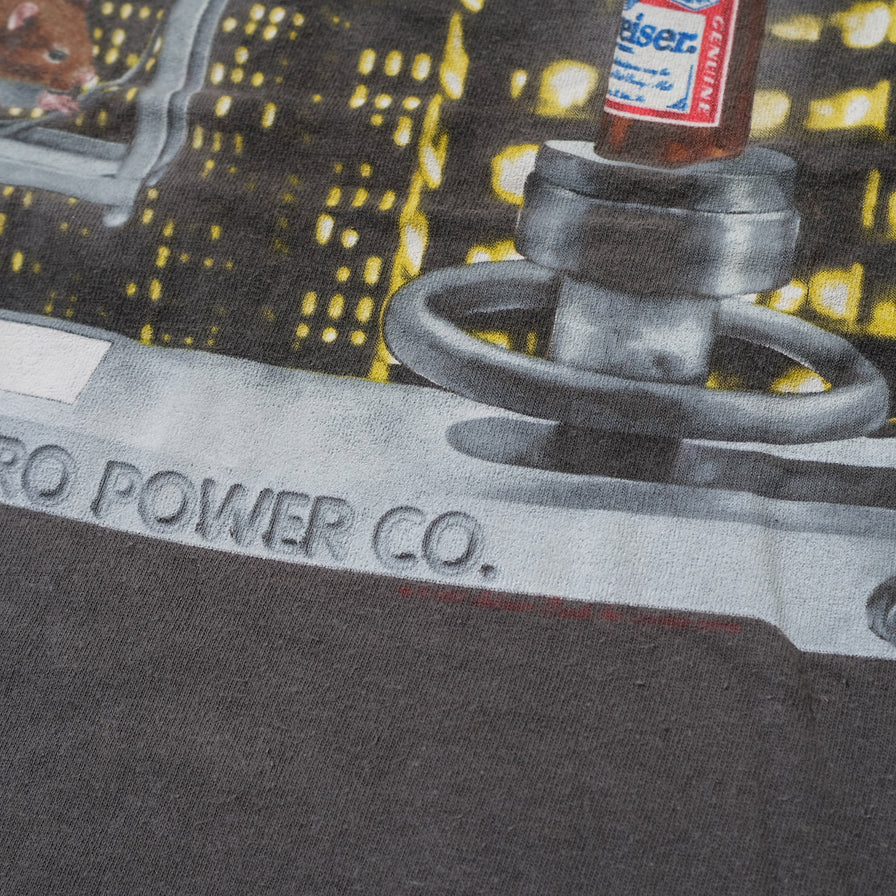 Vintage Budweiser Metro Power T-Shirt XLarge