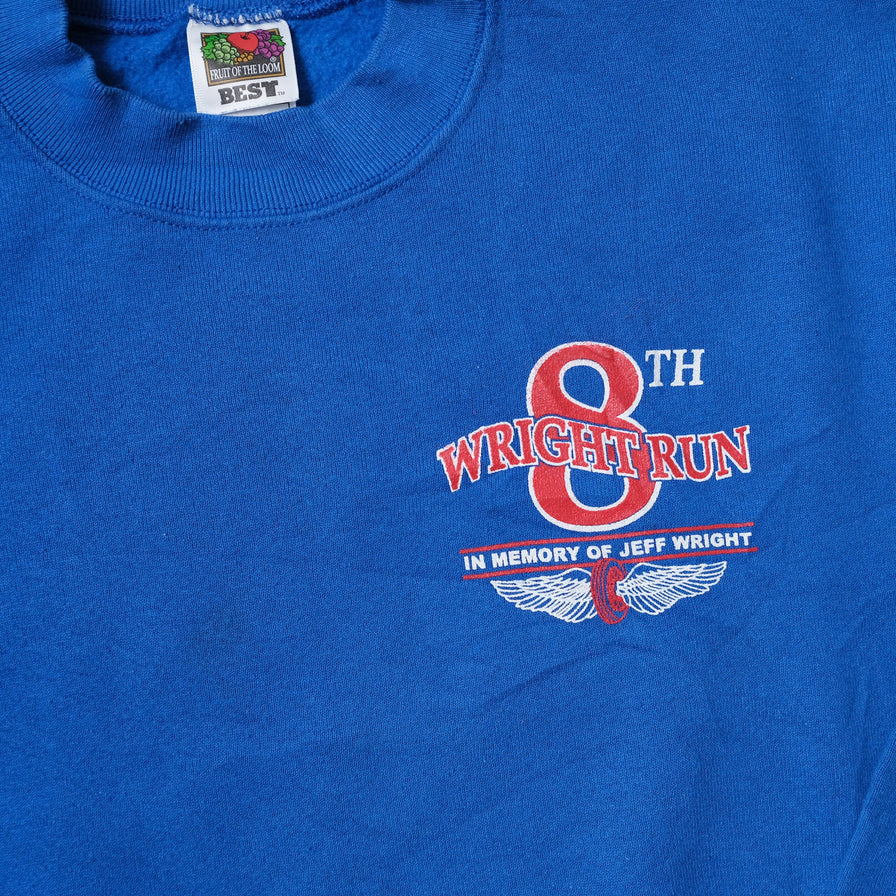 Vintage Wright Run Motor Bike Sweater Medium