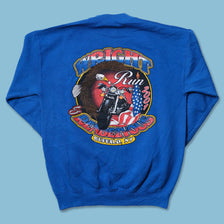 Vintage Wright Run Motor Bike Sweater Medium