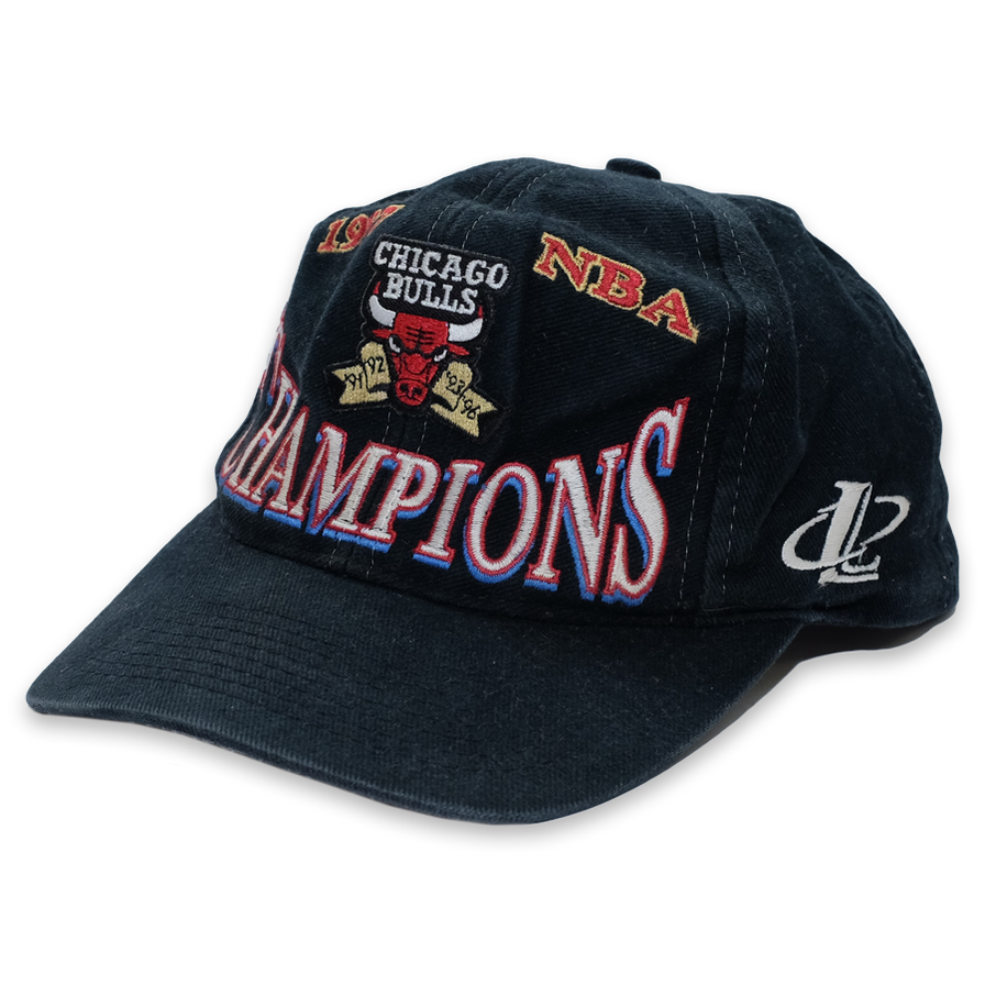 Vintage Chicago Bulls Champions 1997 Cap - Double Double Vintage