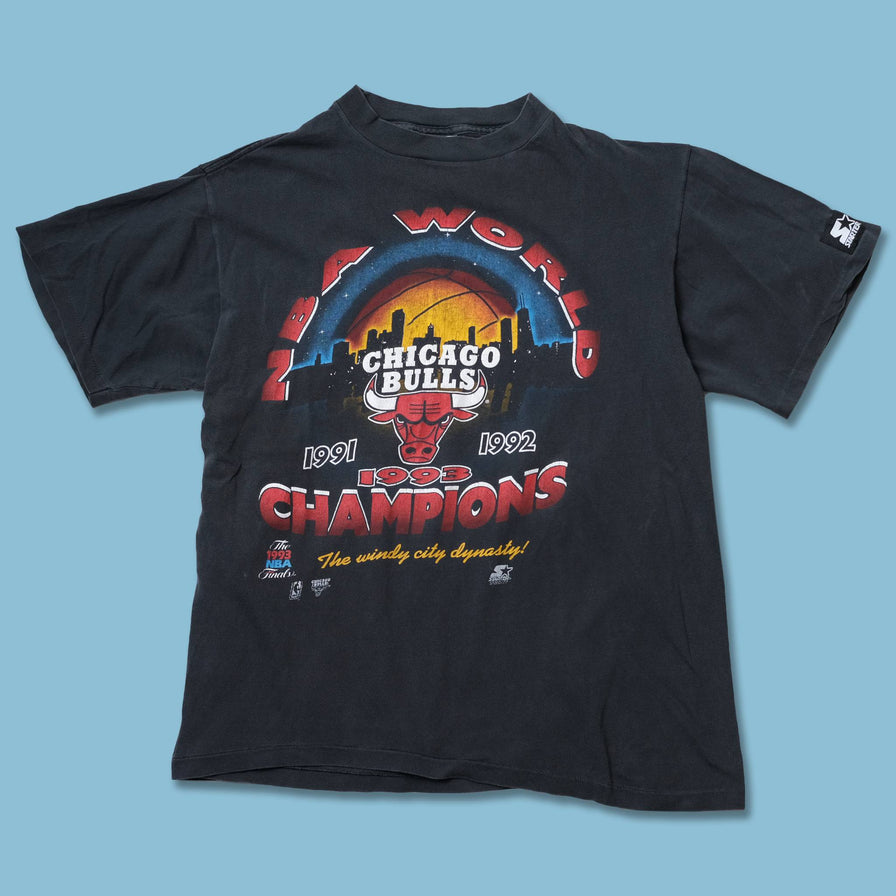 Vintage 1993 Starter Chicago Bulls Champions T-Shirt Large / XLarge