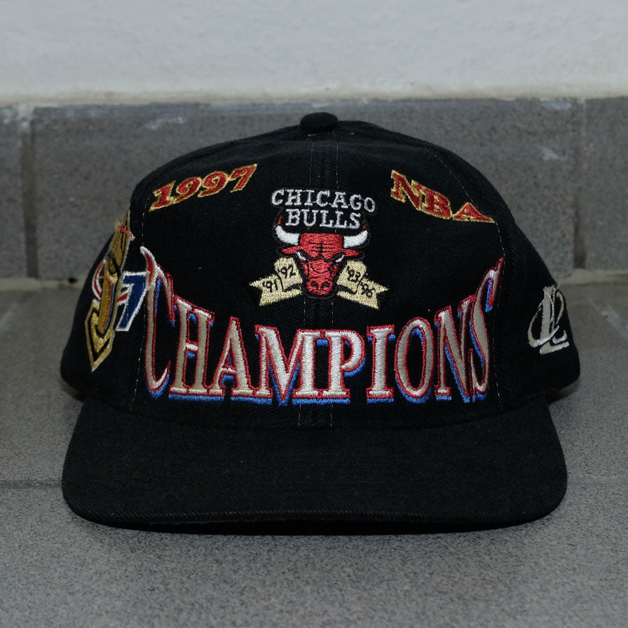 Vintage Chicago Bulls 1997 Champions Cap - Double Double Vintage