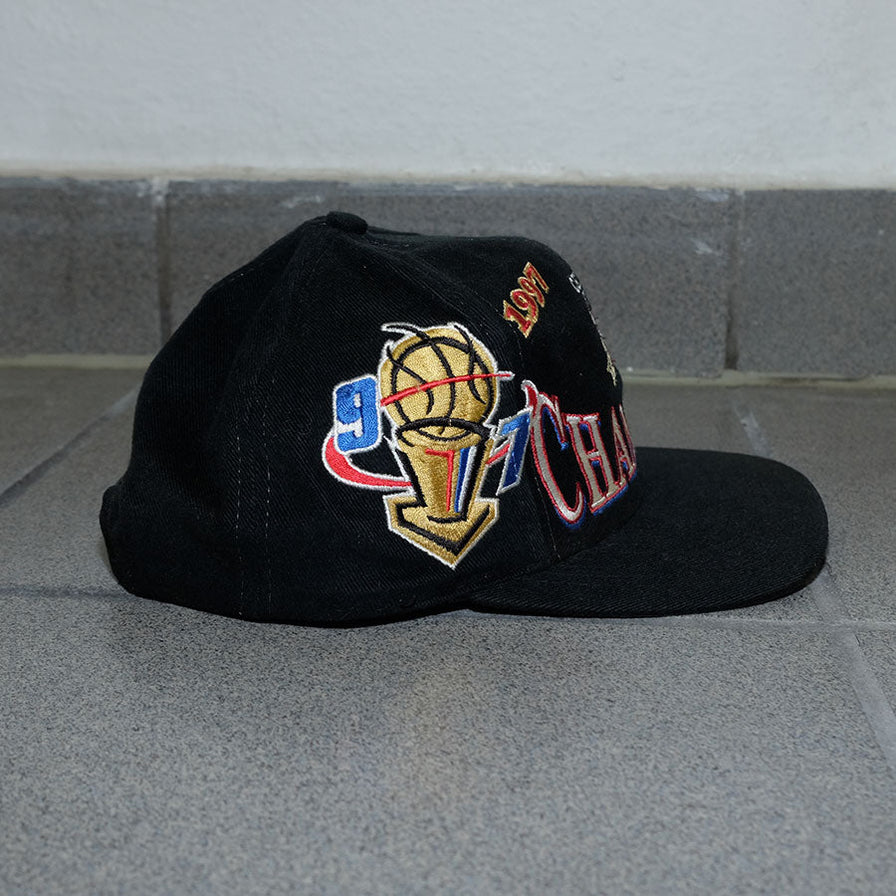 Vintage Chicago Bulls 1997 Champions Cap - Double Double Vintage