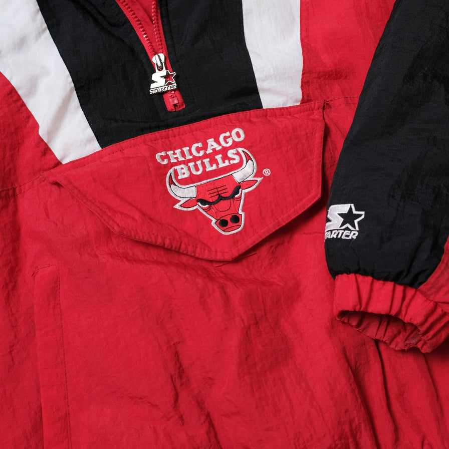 Vintage Starter Chicago Bulls Anorak Large