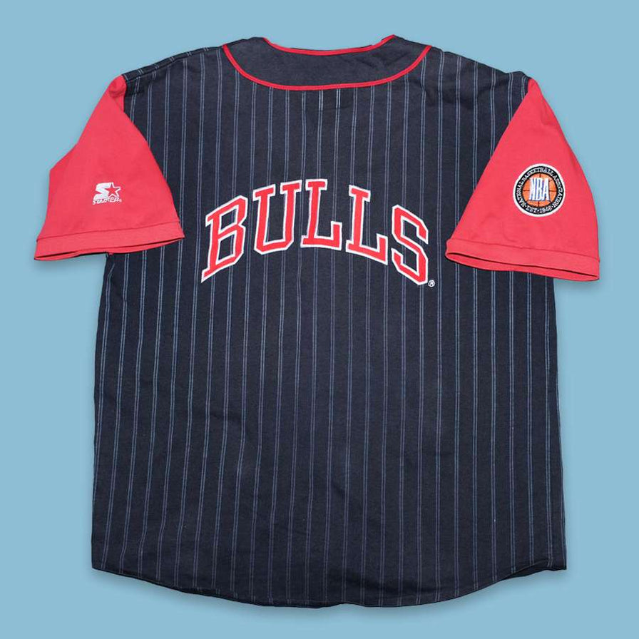 Vintage Starter Chicago Bulls Baseball Jersey XLarge