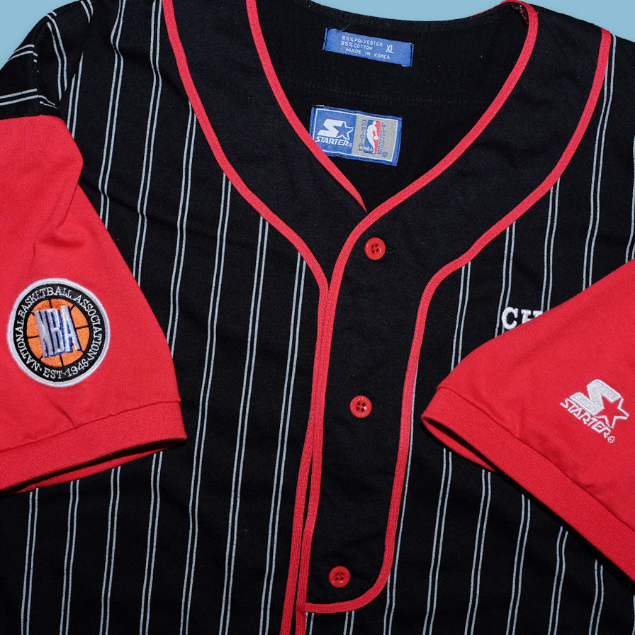 Vintage Starter Chicago Bulls Baseball Jersey XLarge / XXL - Double Double Vintage