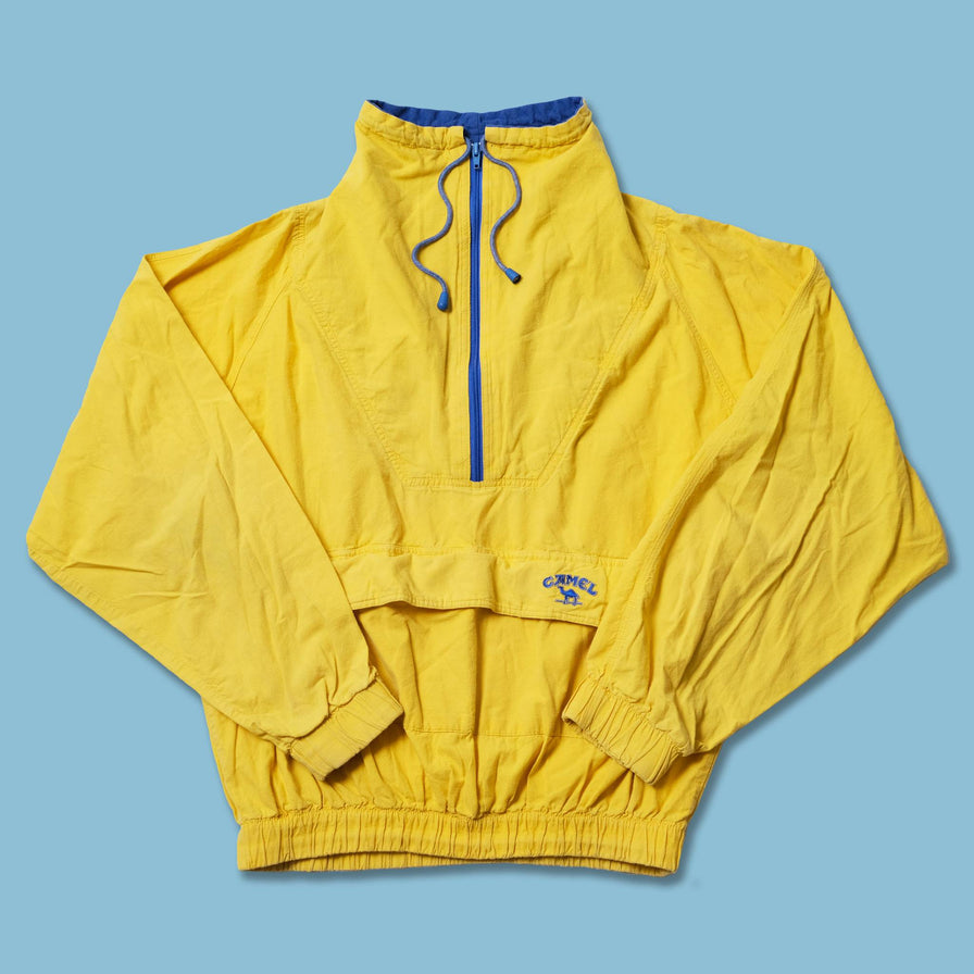 Vintage Camel Q-Zip Sweater Large